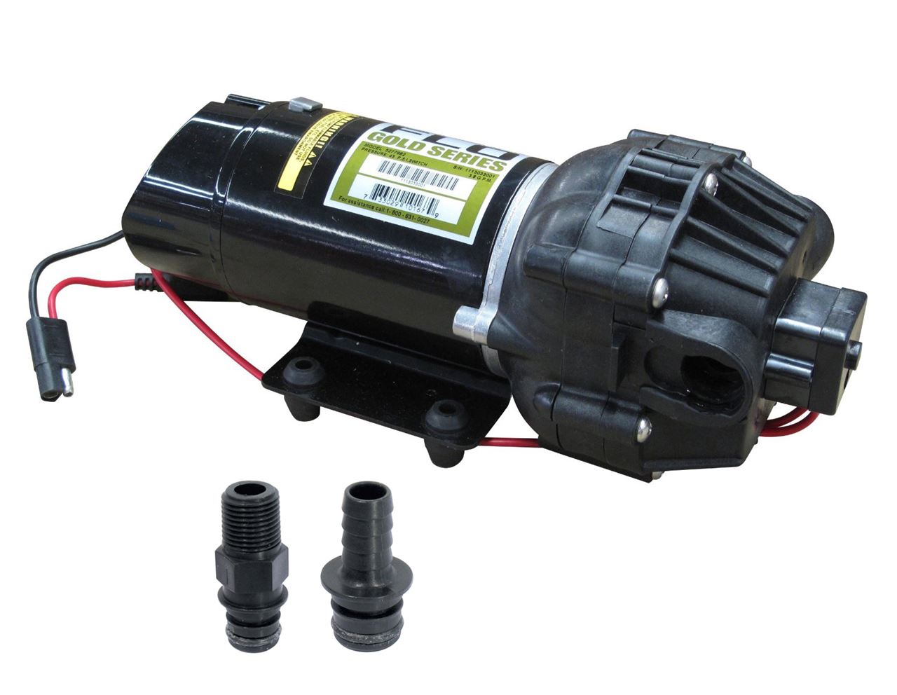 Fimco 45 PSI 3.8 GPM Gold Series HighFlo Duplex Diaphragm Pump 12 Volt