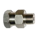 Picture of High Pressure SS Swivel 3/8" F x 3/8" M, 5000 PSI                                                                                                                                                                                                                                                                                                                                                               
