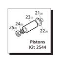 Picture of AR 2544 Piston Kit 15mm RRV, XM, XMA, XMV (Replaces AR2739)