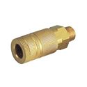 Picture of Kuriyama 1/4" Air Quick Disconnect Coupler Socket, 1/4" MPT, Brass, 300 PSI