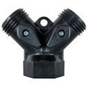 Picture of Garden Hose Nylon Dual Shut-Off Y-Valve - 3/4 GHT