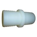 Picture of 1-1/2" Barb x 1-1/2" Barb Connector White Nylon