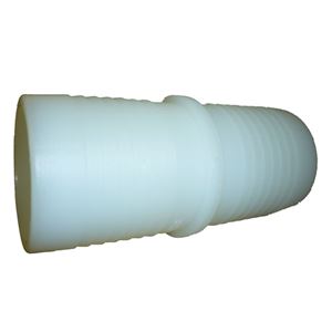 Picture of 2" Barb x 2" Barb Connector White Nylon