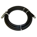 Picture of CLEANSTREAM Black Non-Marking 3/8" x 18' Boom Hose Assembly 4,000 PSI