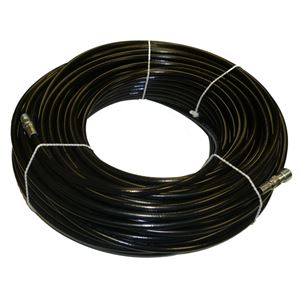 Schieffer 1/8" x 100' 4800 PSI Thermoplastic Sewer Jetter Hose & 5.5 Nozzle 