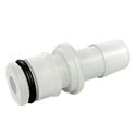 Picture of 5/8" QA X 1/2" HB Straight Fitting w/ O-Ring, Nylon (7800 Series, QA Only)