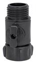 Picture of Black Nylon Shut-Off Valve with Swivel