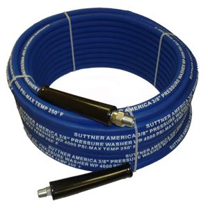 Suttner 100' Gray 4000 PSI 3/8" Pressure Washer Hose Max SHB3V00383 New 