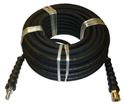 Picture of 4,000 PSI 3/8" x 100' Black Rubber Hose w/ QC Couplers