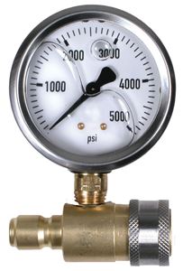 Picture of 5,000 PSI 2.5" Pressure Gauge Test Set with QC's