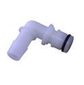 Picture of 5/8" QA X 1/2" HB Elbow Fitting w/ O-Ring, Nylon (7800 Series, QA Only)