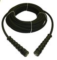 Picture of 3,117 PSI Black Heavy-Duty Rubber Hose 5/16" x 50' (22mm x 22mm)