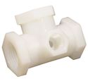Picture of 3/4 FPT x 3/4 FPT x 3/4 FPT Tee 1/4" Gauge Port Nylon