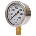 Picture of Gauge Liquid Filled 0 - 600 PSI, 1/4" BM, 2-1/2", SS Case