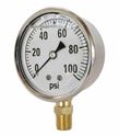 Picture of 100 PSI Bottom Mount 2-1/2" SS Pressure Gauge