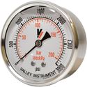 Picture of 3,000 PSI Back Mount 2-1/2" SS Pressure Gauge