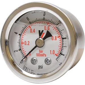 Picture of 15 PSI Back Mount 1-1/2" SS Pressure Gauge