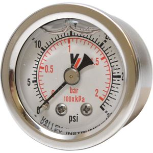 Picture of 30 PSI Back Mount 1-1/2" SS Pressure Gauge