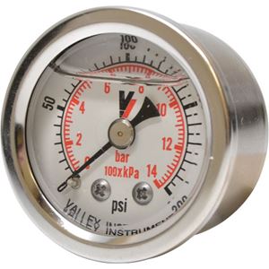 Picture of 200 PSI Back Mount 1-1/2" SS Pressure Gauge