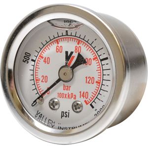 Picture of 2,000 PSI Back Mount 1-1/2" SS Pressure Gauge