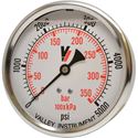 Picture of 5,000 PSI Back Mount 4" SS Pressure Gauge