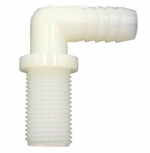 Picture of Nylon Elbow Nozzle Body 11/16" MPS x 3/8"HB