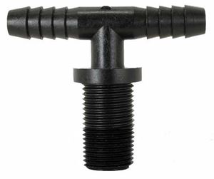 Picture of Poly Tee Nozzle Body 11/16" MPS x 3/8"HB