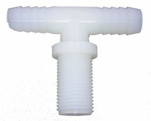 Picture of Nylon Tee Nozzle Body 11/16" MPS x 1/2"HB