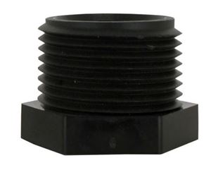 Picture of 1 MPT Hex Plug Poly                                                                                  