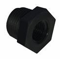 Picture of 1/2" MPT x 3/8" FPT Hex Head Bushing Poly                                                            