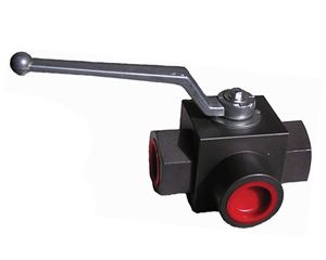 Picture of 1/2" FPT High Pressure 3-Way Ball Valve 7,250 PSI