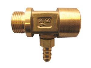 Picture of Suttner ST-60F Brass Injector, Up to 5.0 Orifice, 3/8" M x 3/8" F