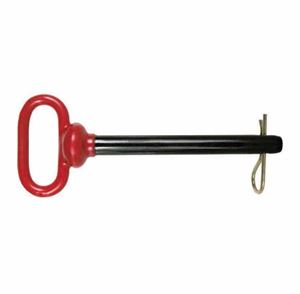 Picture of Red Rubber Handled Grade 5 Hitch Pin 1-1/2" x 8-1/2"
