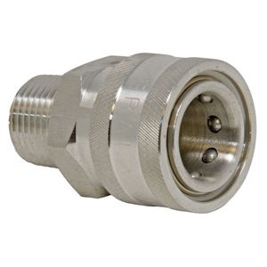 Picture of QD Socket, SS 1/2 x 1/2 NPT-M 5,000 PSI