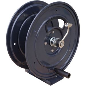 Picture of 3/8" x 150' Industrial Hose Reel with Pedestal 5,000 PSI 300° F