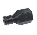 Picture of 5/8" QA X 3/8" FNPT Straight Fitting w/ O-Ring, Black Nylon (7800 Series, QA Only)