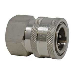 Picture of QD Socket, SS 3/8 x 3/8 NPT-F 5,000 PSI