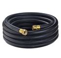 Picture of 5/8" x 100' Redi-Wash Black EPDM Contractor Water Hose Coupled Assembly