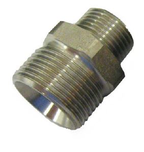 Picture of Suttner ST-41 SS Screw Nipple, 3/8" MPT x M22-14MM 5,800 PSI