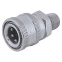 Picture of QD Socket, SS 1/4 x 1/4 NPT-M 6,000 PSI