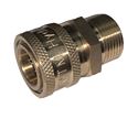 Picture of 3/8" QC Brass Coupler x M22-15MM M Plug