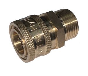 Picture of 3/8" QC Brass Coupler x M22-15MM M Plug