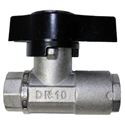 Picture of MTM Hydro 3/8" Premium Plated Brass Ball Valve 3,000 PSI
