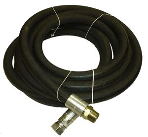 Picture of 3/4" x 20' Sewer Jetter Leader Hose 3,117 PSI R2 Black (SOLxFSWV)