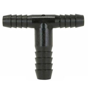 Picture of 1/2 B x 3/8 B x 3/8 B Tee Hose Barb Poly