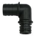 Picture of Everflo QA x 3/4" Elbow Hose Barb Fitting, Black