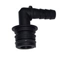 Picture of Everflo QA x 3/8" Elbow Hose Barb Fitting, Black