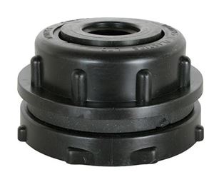 Picture of 1/2" NPT Polypropylene Bulkhead Fitting