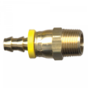 Picture of 1/4 ID x 1/4 MPT Brass Working Swivel Grip-Tite Fitting
