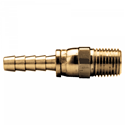 Picture of 1/4 ID x 1/4 MPT Brass Working Swivel Hose Barb Fitting